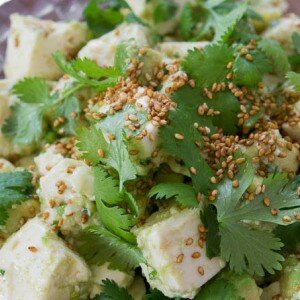 Tofu Avocado Salade